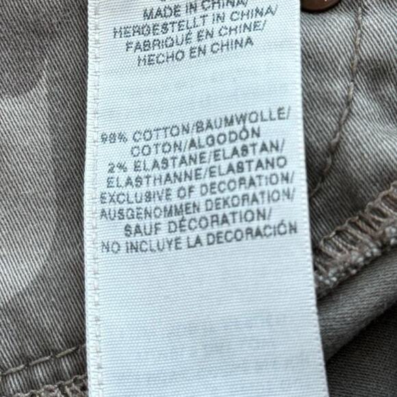 True Religion Women’s 28 Camo Cargo Mid Rise Skinny Jeans Ankle Zip - Picture 8 of 8